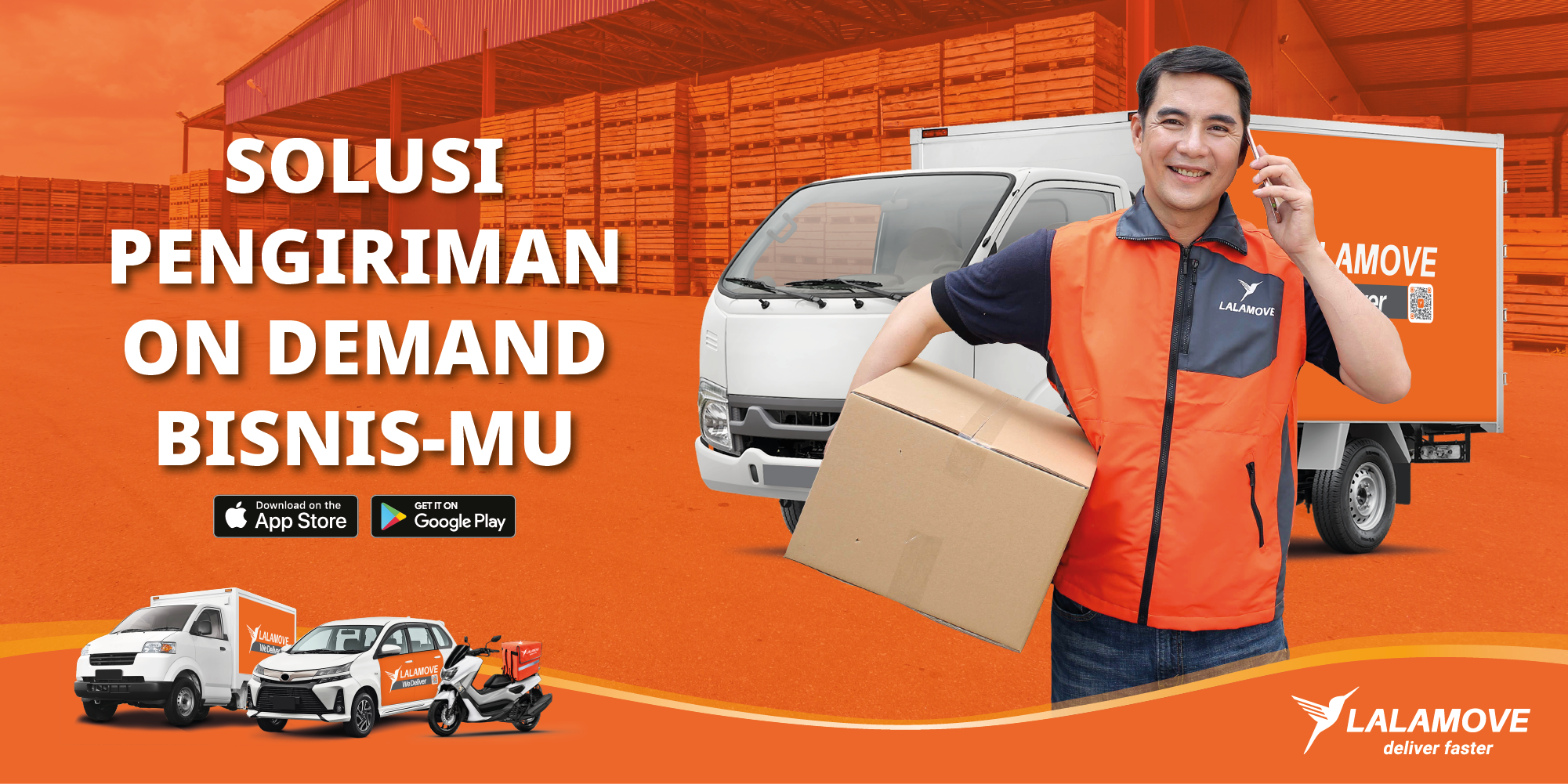 Jasa Pengiriman Barang Bisnismu - Lalamove